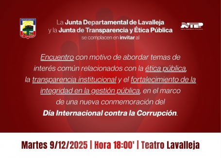 Día Internacional contra la Corrupción.