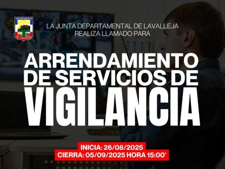 Llamado a precios para arrendamiento de servicio de vigilancia para la Junta Departamental de Lavalleja