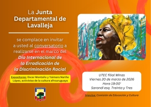 Conversatorio en el marco del Día Internacional de la Erradicación de la Discriminación Racial.