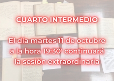 Sesión Extraordinaria del día viernes 7 de octubre de 2022.